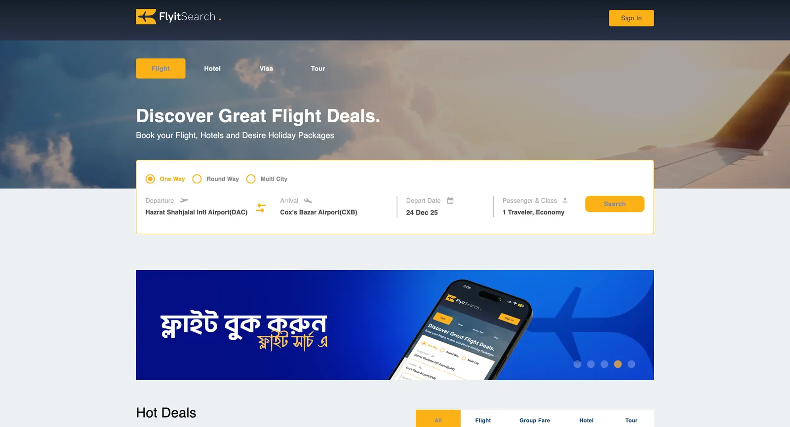 FlyItSearch