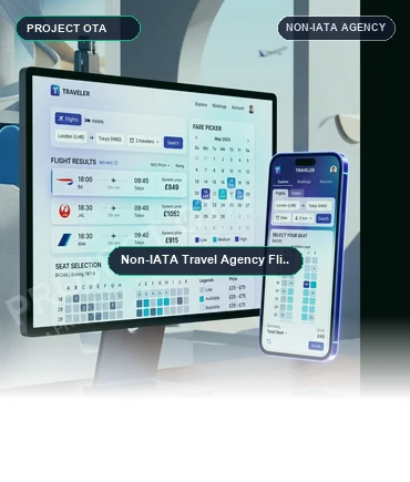 Non-IATA agency using a B2B flight booking portal
