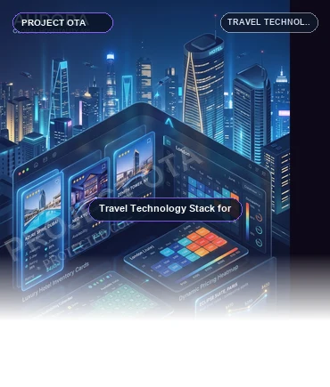 Travel technology architecture for an online travel agency